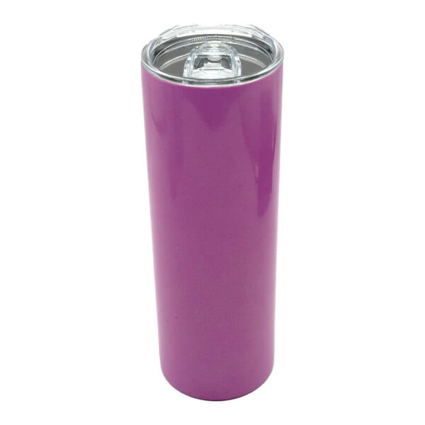 Double Wall Stainless Steel Pink Skinny Tumbler