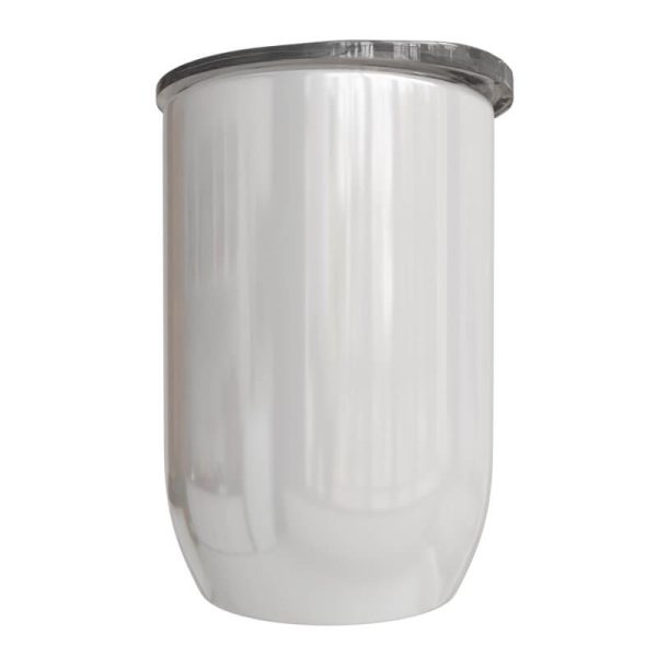 Double Wall Stainless Steel White GinTumbler