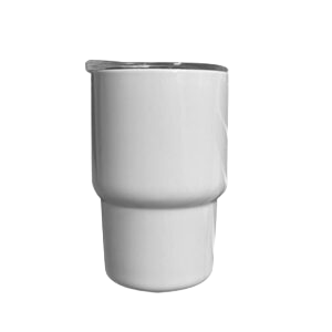 Stainless Steel White Shooter Tumbler