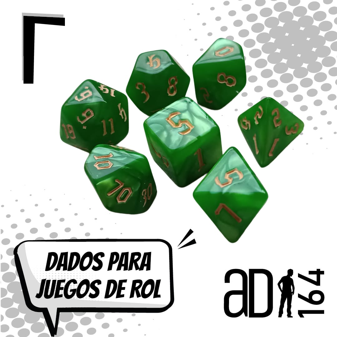 Set  de Dados para Juegos de Rol