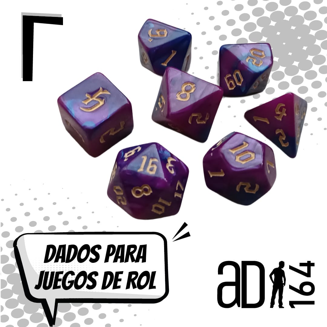 Set  de Dados para Juegos de Rol