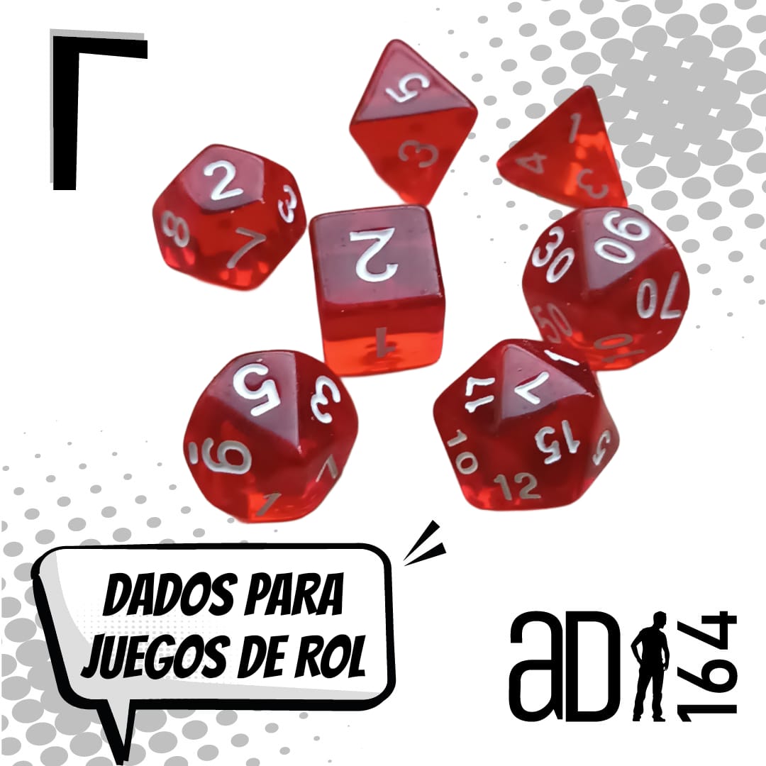 Set  de Dados para Juegos de Rol