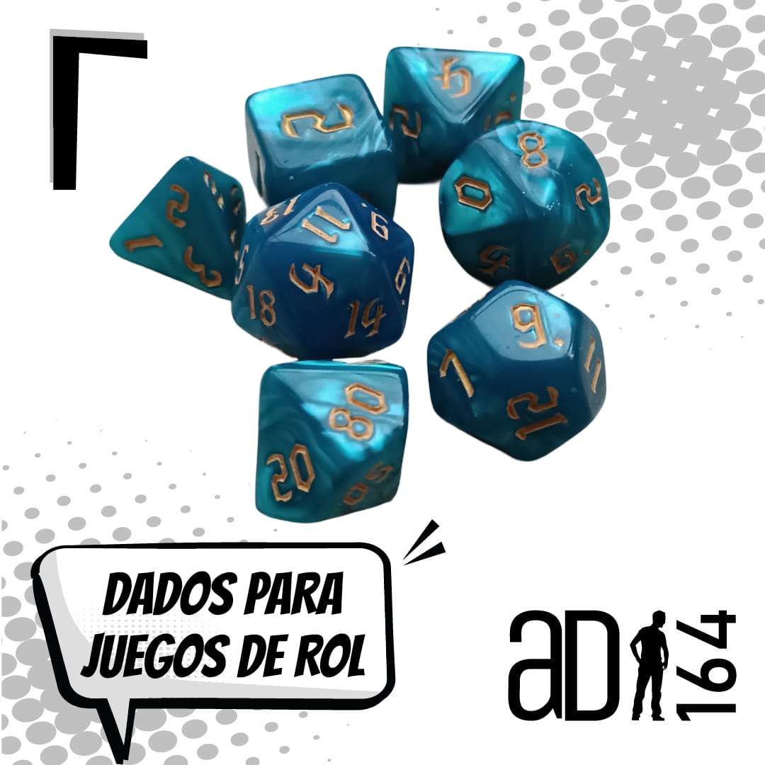 Set  de Dados para Juegos de Rol