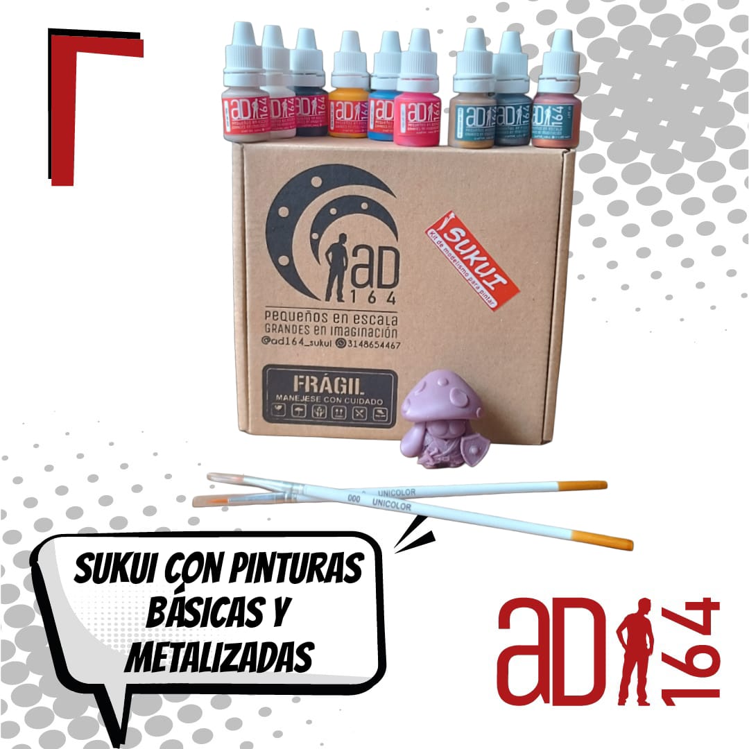 SUKUI AVANZADO: kit para pintar figuras minis
