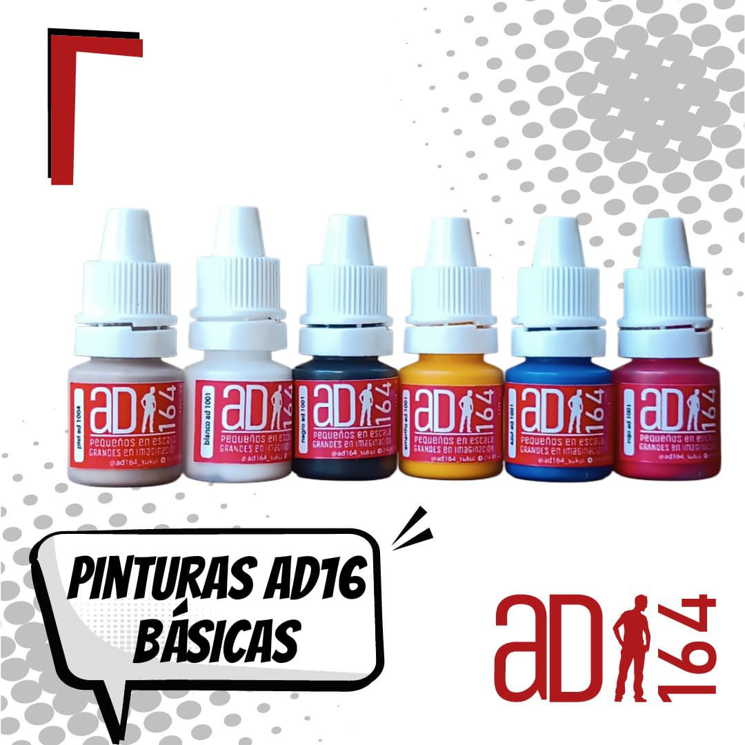 SET BÁSICO: 6 pinturas básicas AD164 