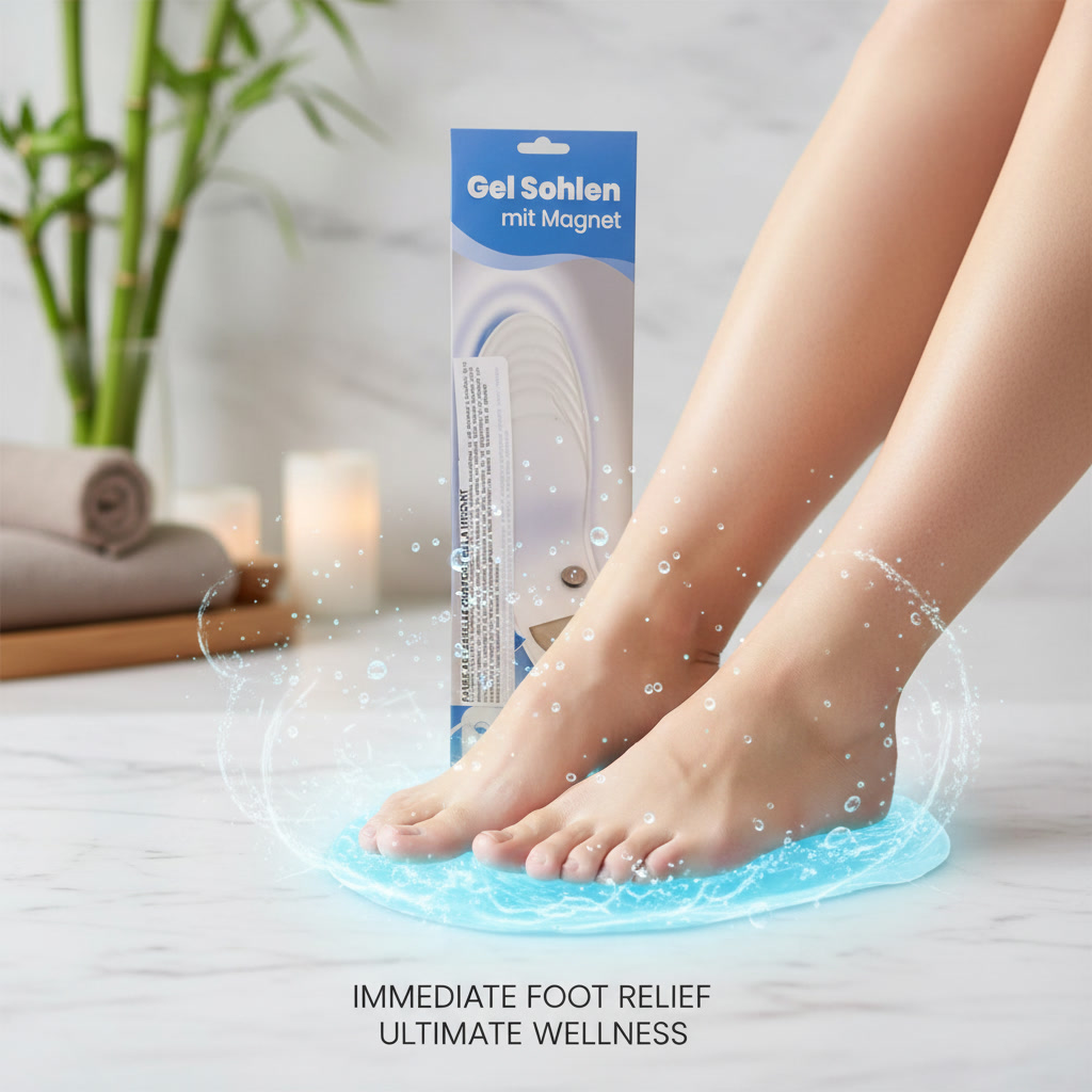 Semelles en gel avec aimant