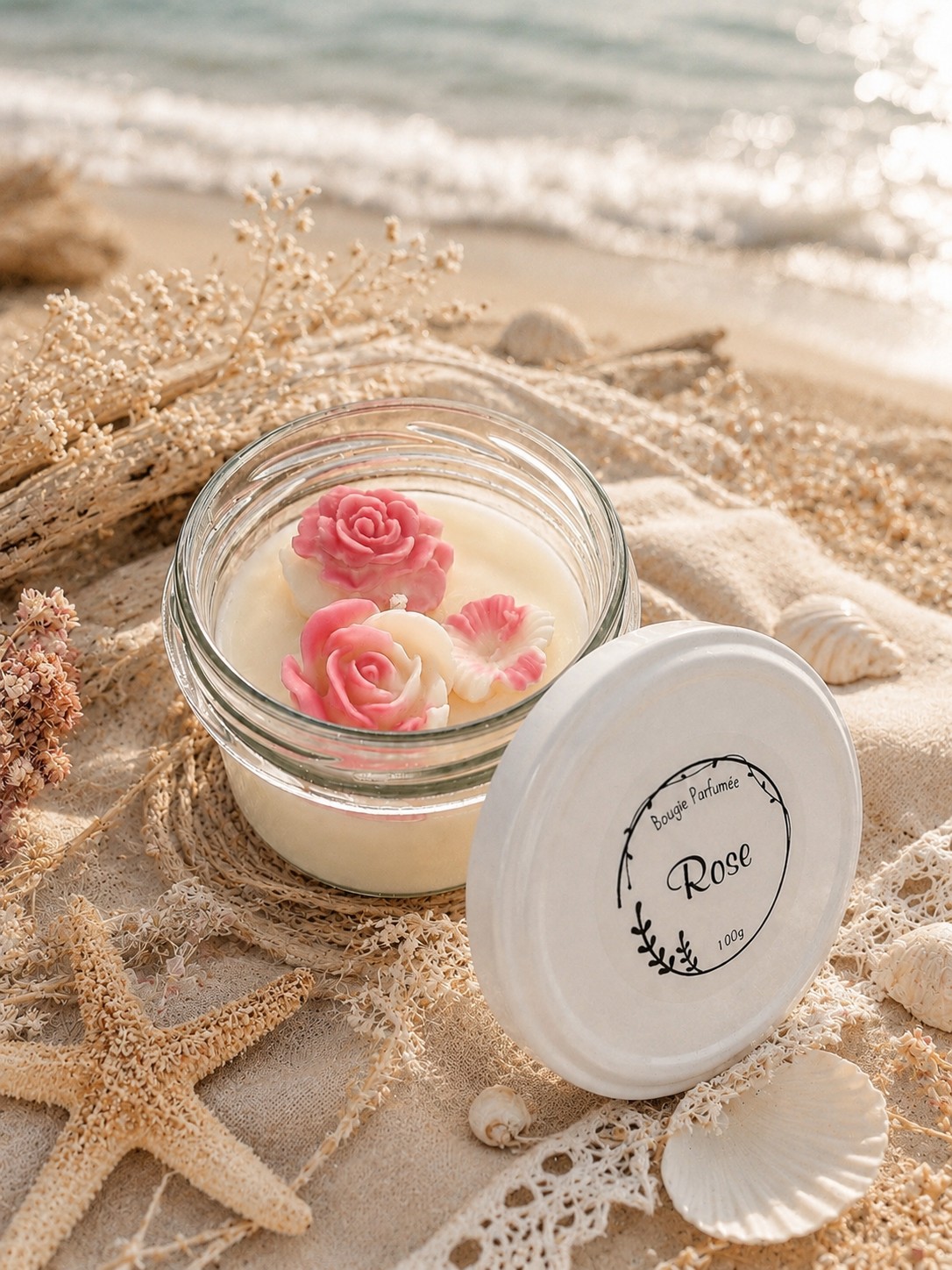 Bougie Parfumée "Rose"