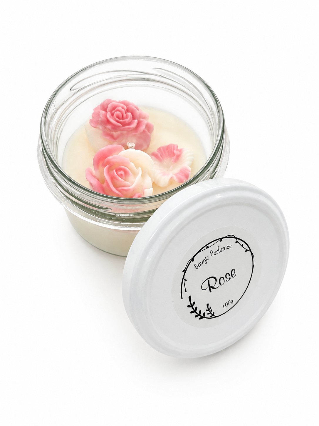 Bougie Parfumée "Rose"