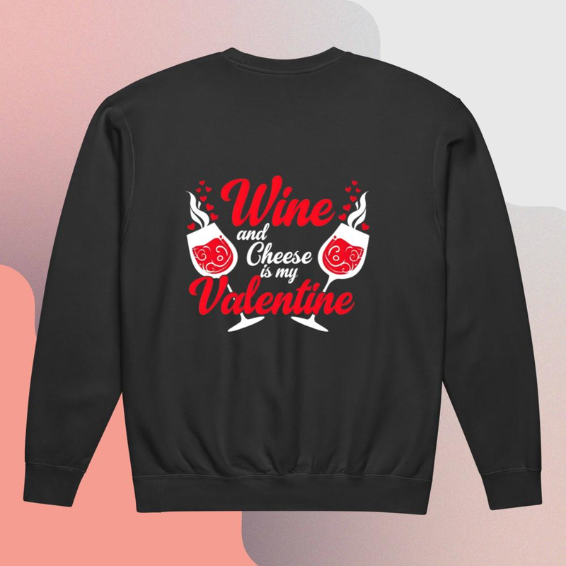  Valentine's Day fleece crewneck sweatshirt