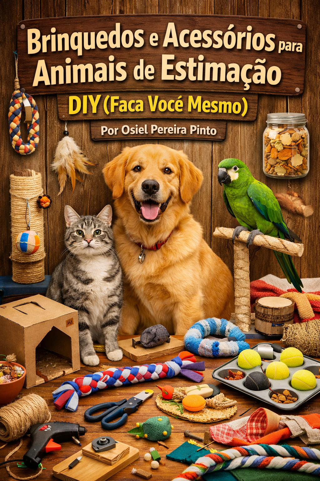 Brinquedos e Acessórios DIY para Animais de Estimação
