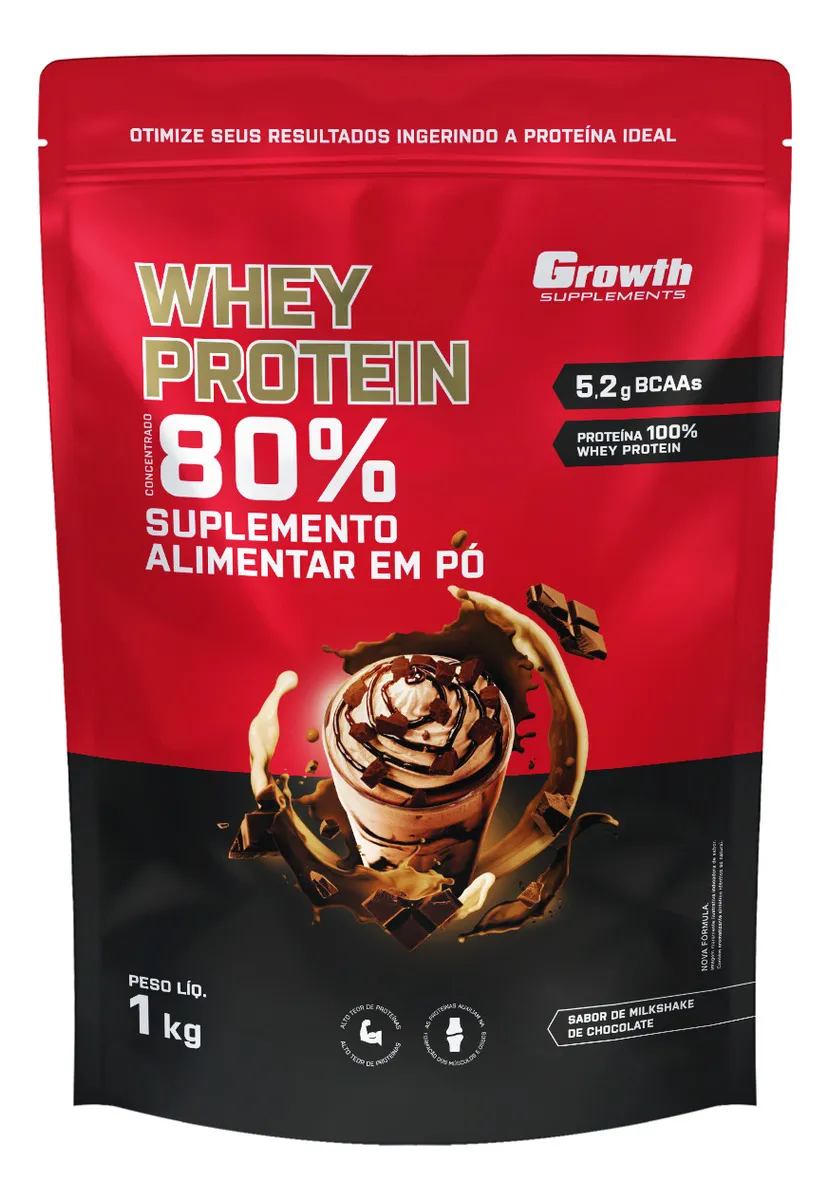Whey Protein 80% - Milk Shake  (Growth)