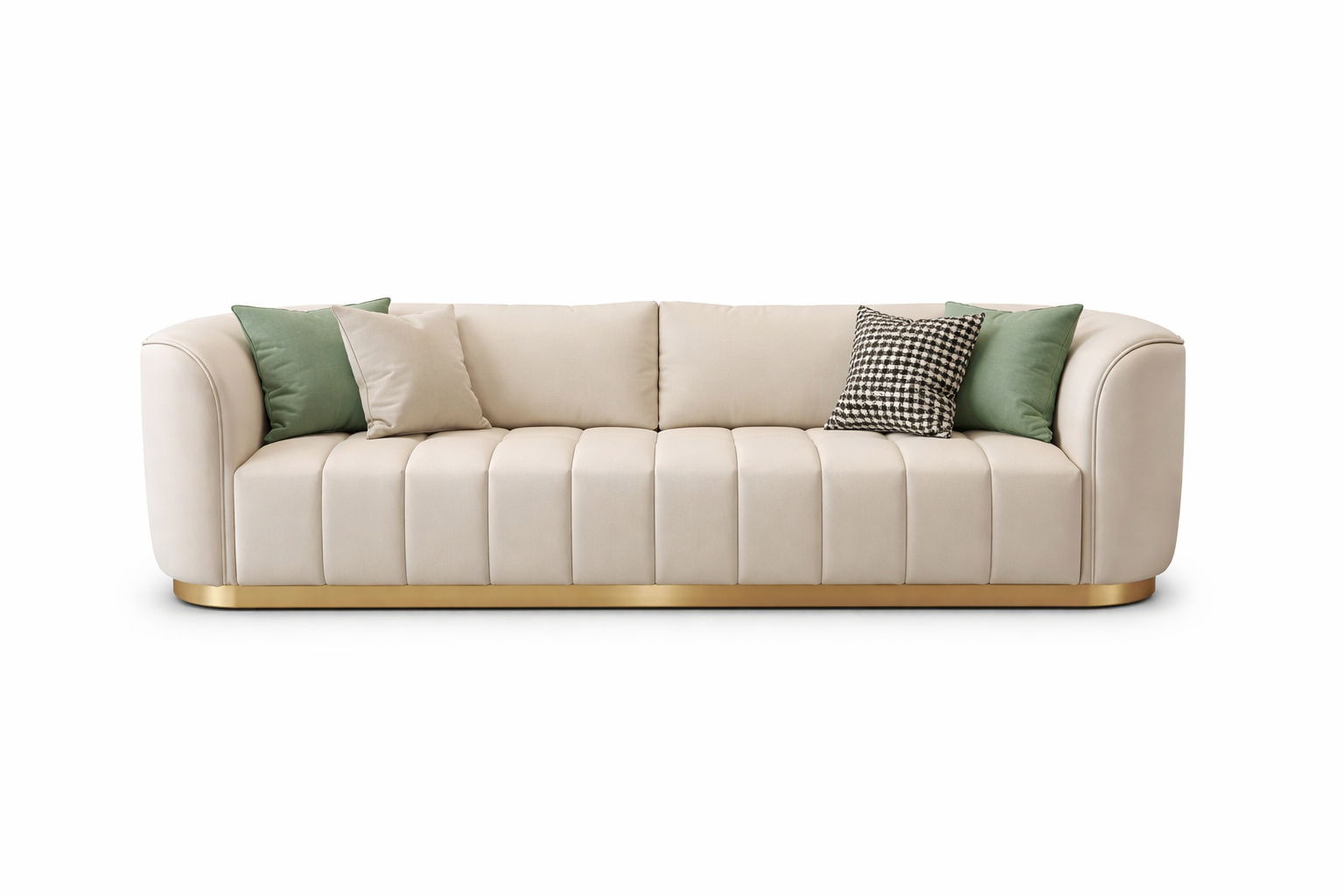 طقم كنب فاخر 5 مقاعد (3+1+1) – كنب غرفة معيشة أنيق وعصري | SofaCurtainKSA