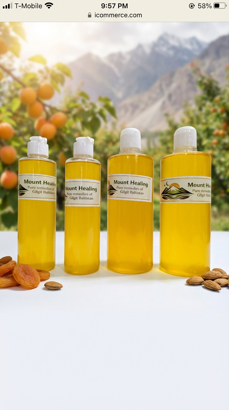 Organic Apricot Oil – For Skin, Hair & Culinary Use