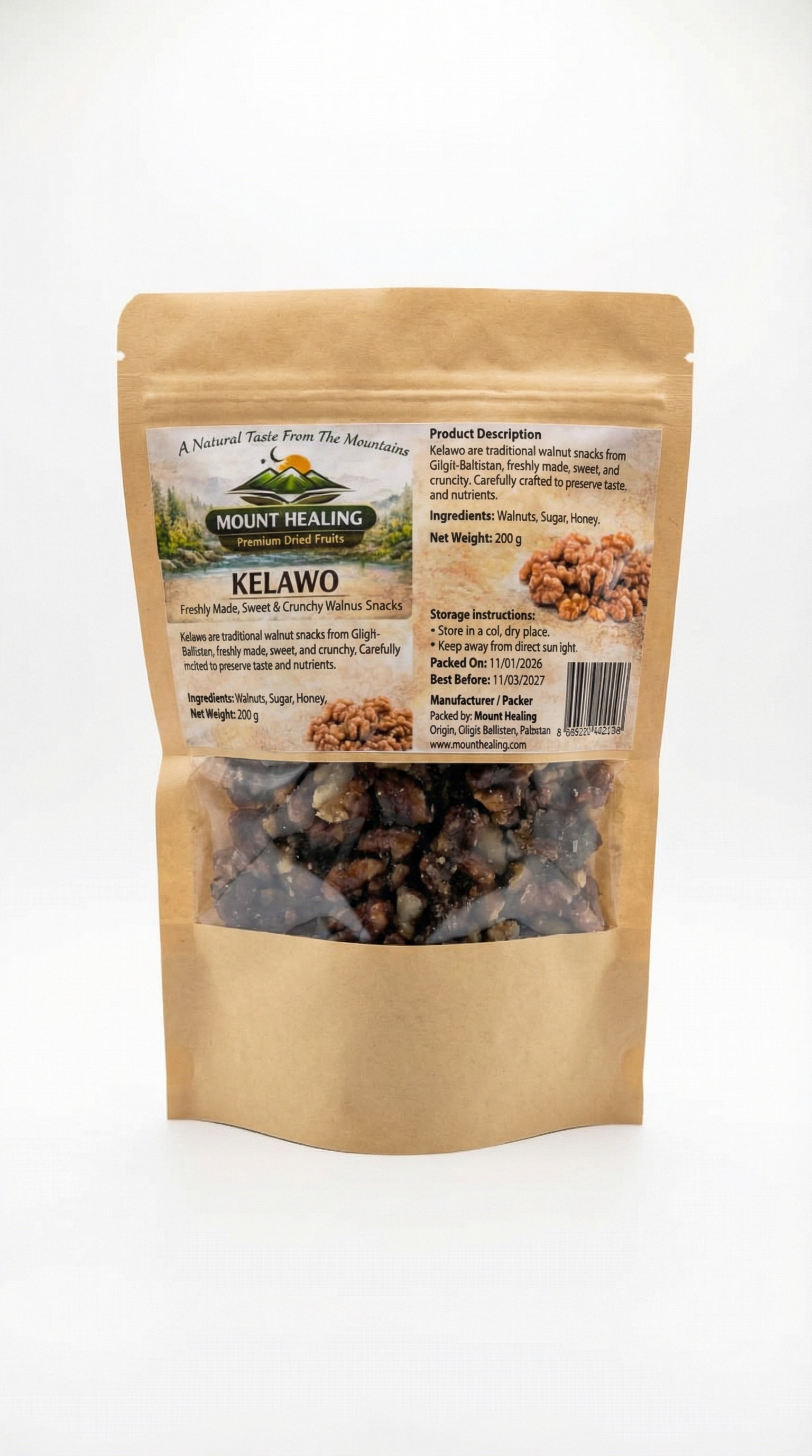 Traditional Hunza Walnut Kilao (Kelawo)