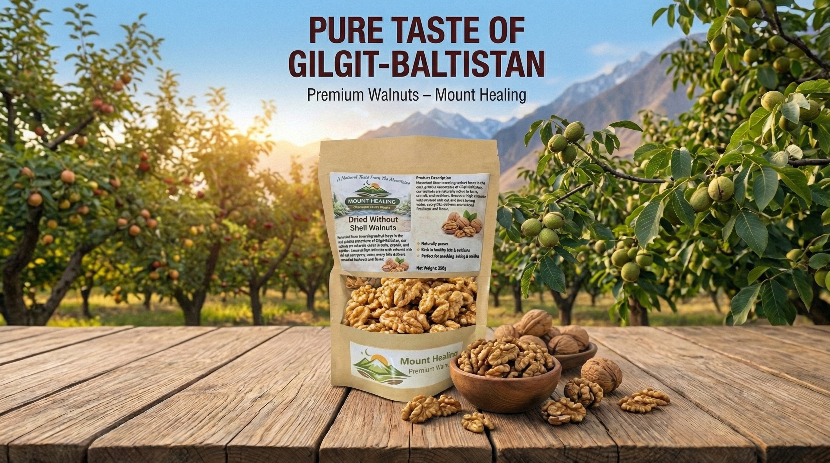 Gilgit Baltistan Walnuts 