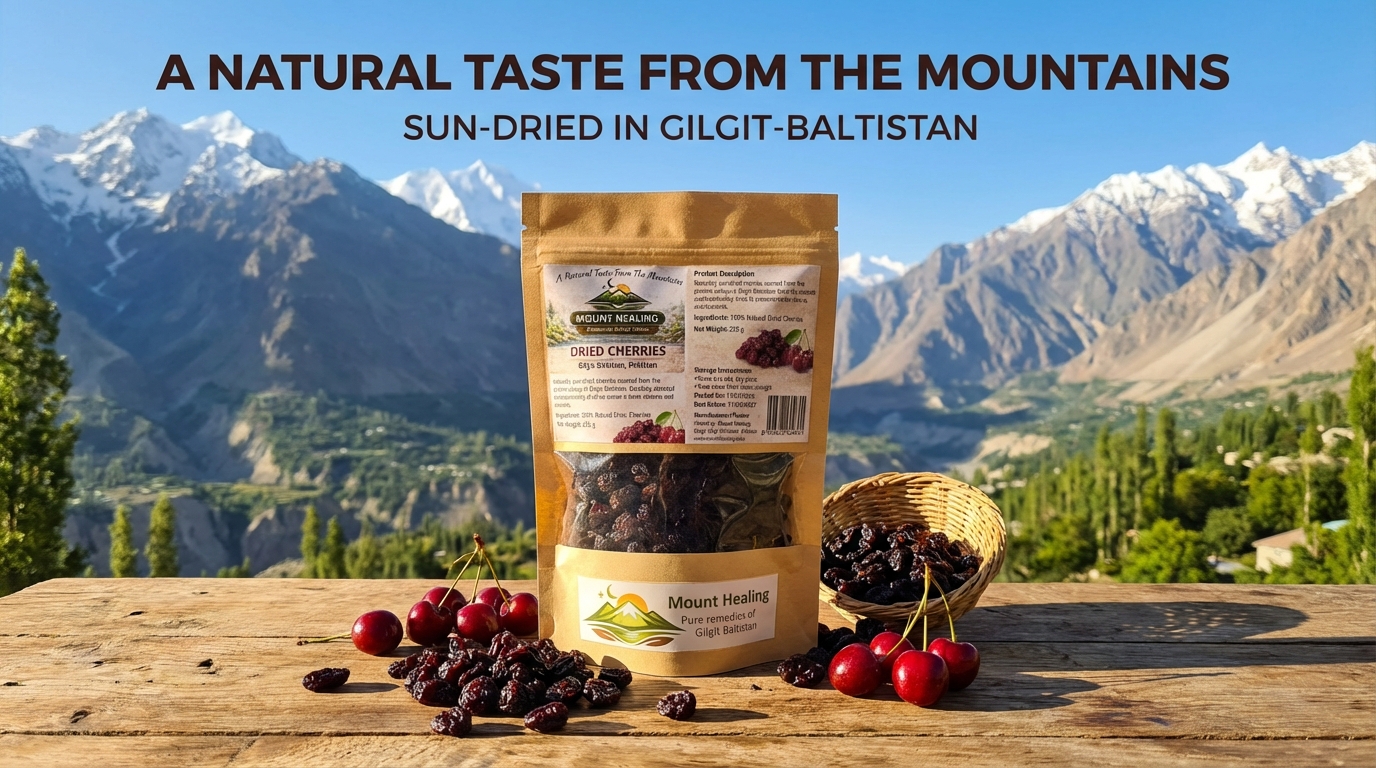 🍒  Dried Cherries from Gilgit-Baltistan