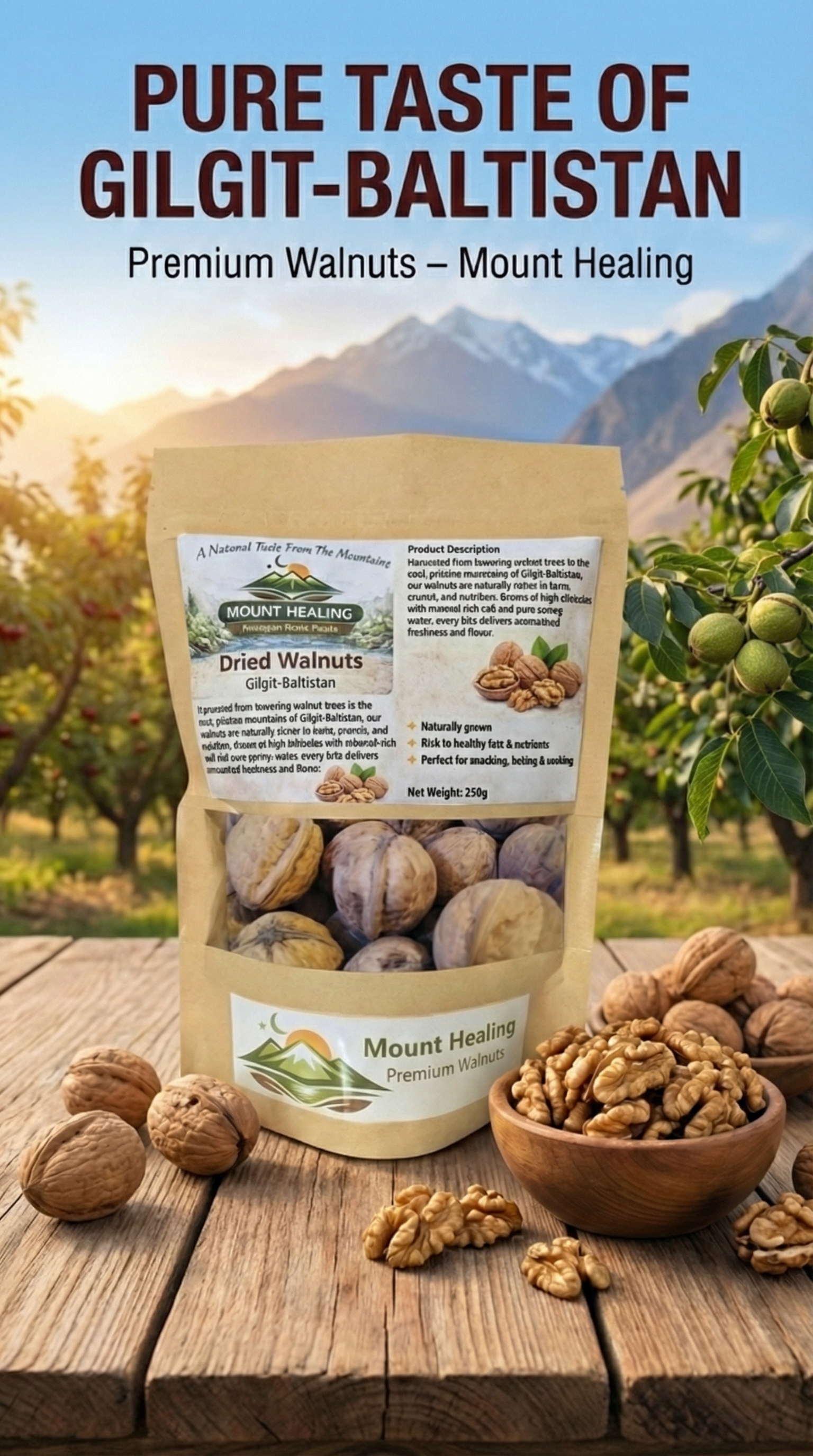 Whole Walnuts in Shell