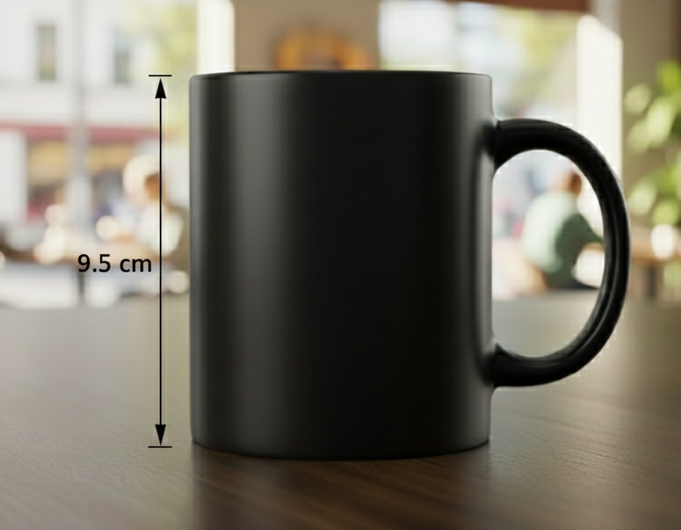 Kokushibo Demon Slayer Magic Mug - Heat Sensitive Matte Black Finish