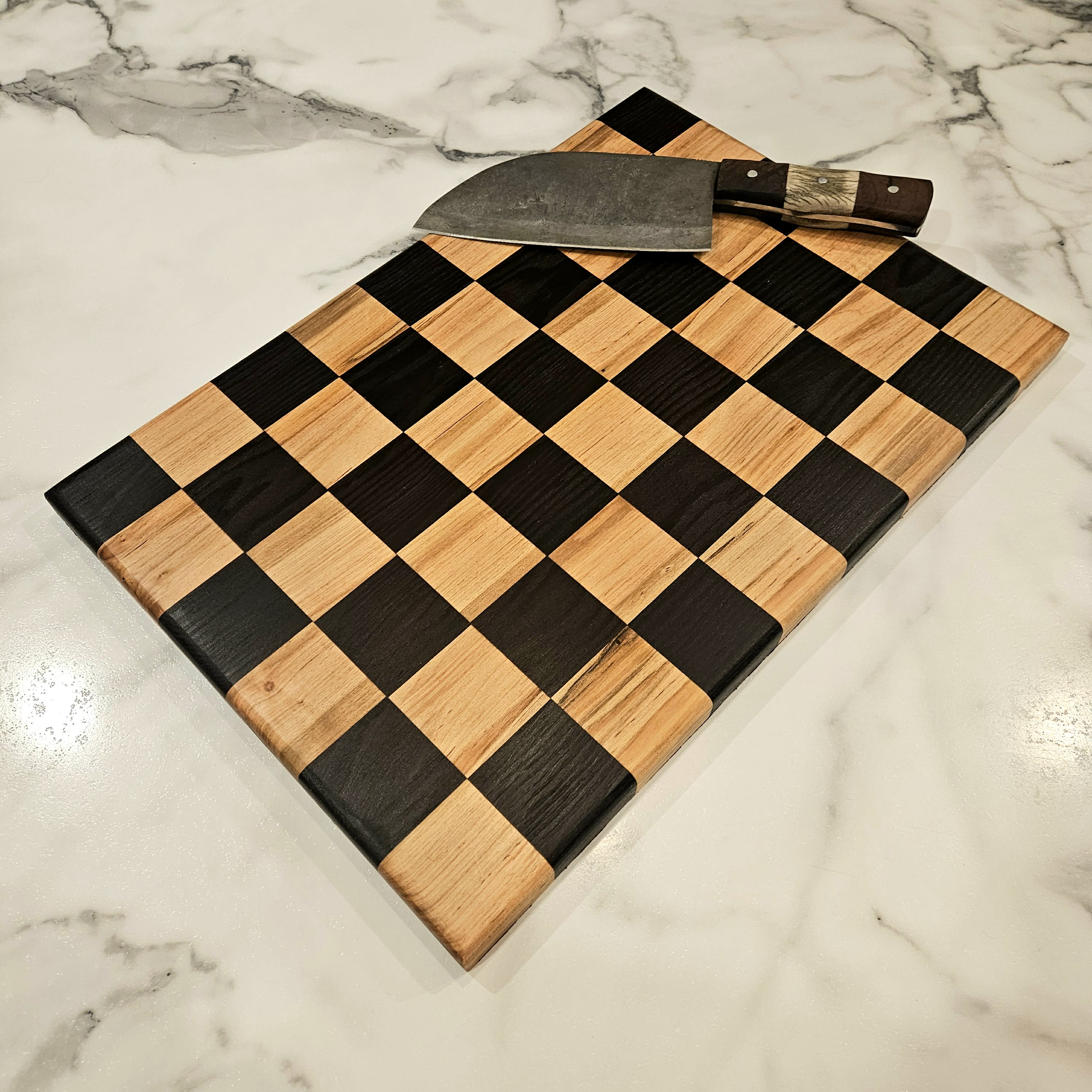 Wooden Checkered Cutting Board ( Made To Order)