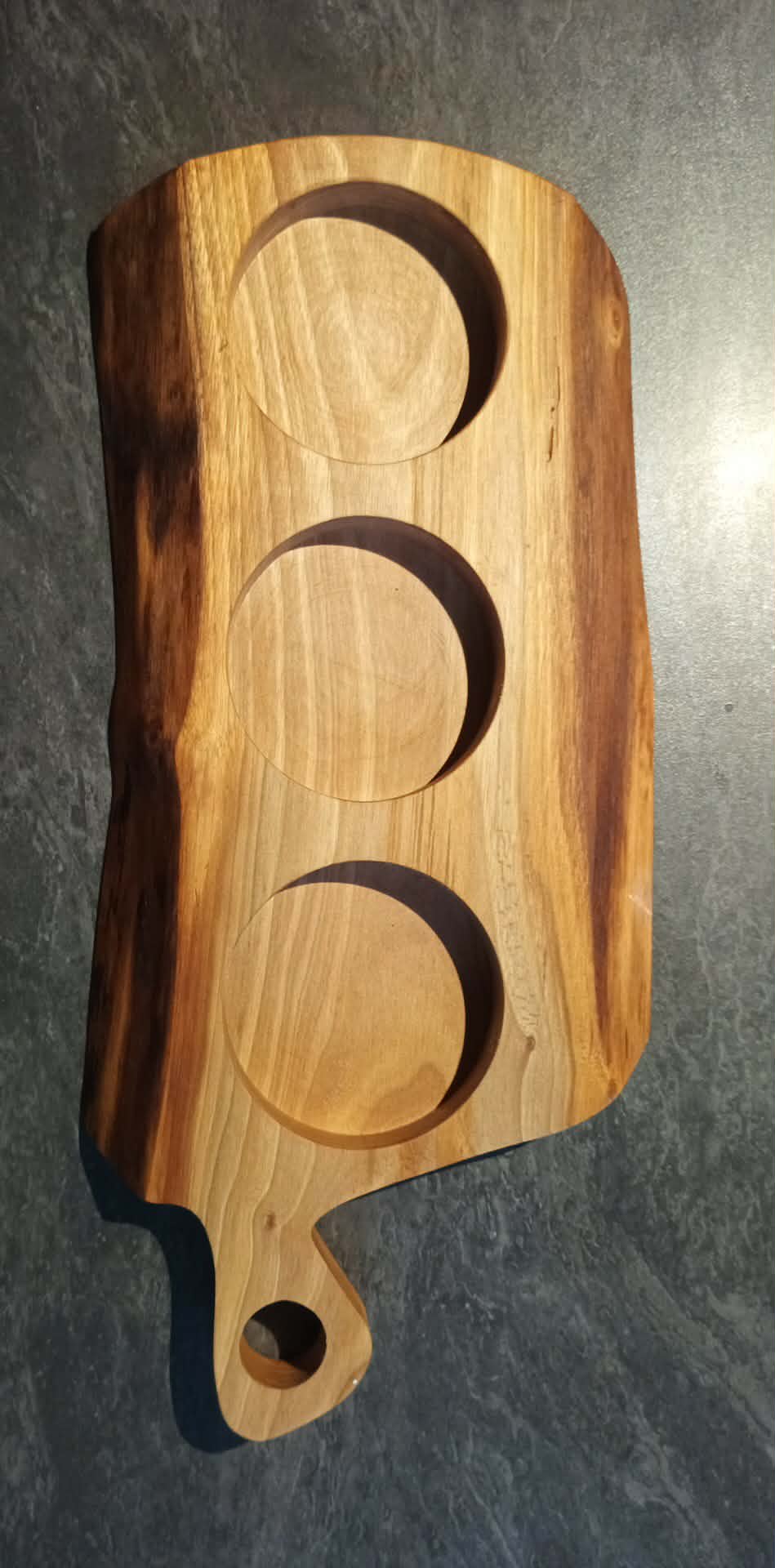 Plateau à dégustation en bois