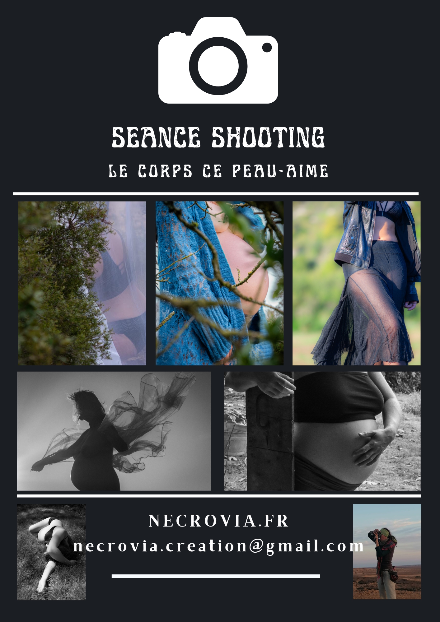 Séance de Shooting pour Femme et Femme enceinte