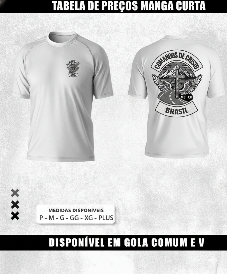 Camiseta Manga Curta PARA MEMBRO