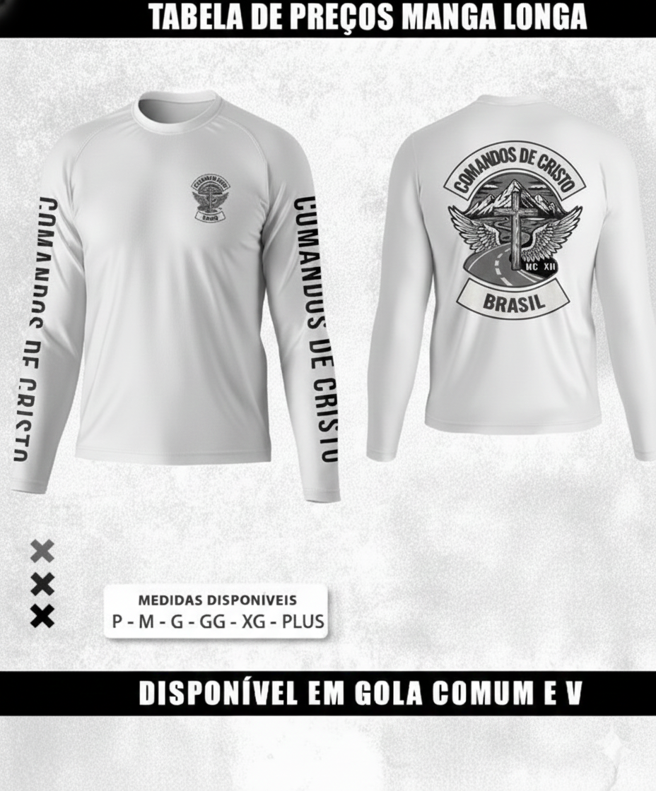 Camiseta Manga Longa PARA MEMBRO