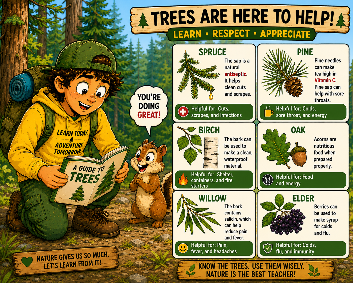 A Guide to Trees Adventure Book