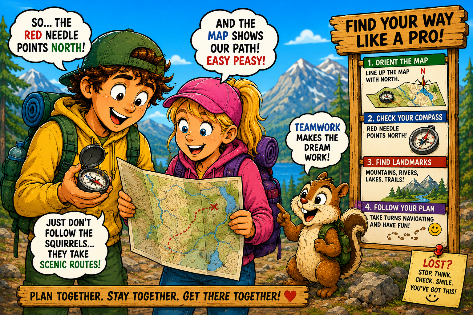Kids' Outdoor Adventure Map Kit