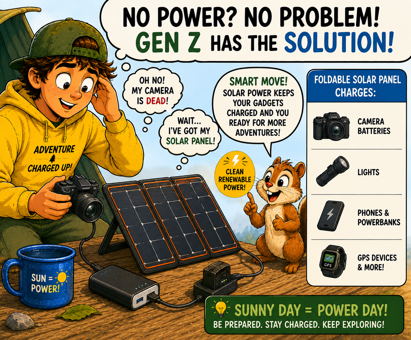 Foldable Solar Panel Charger
