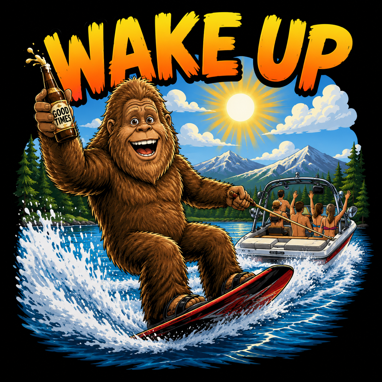 Wake Up Sasquatch T-Shirt