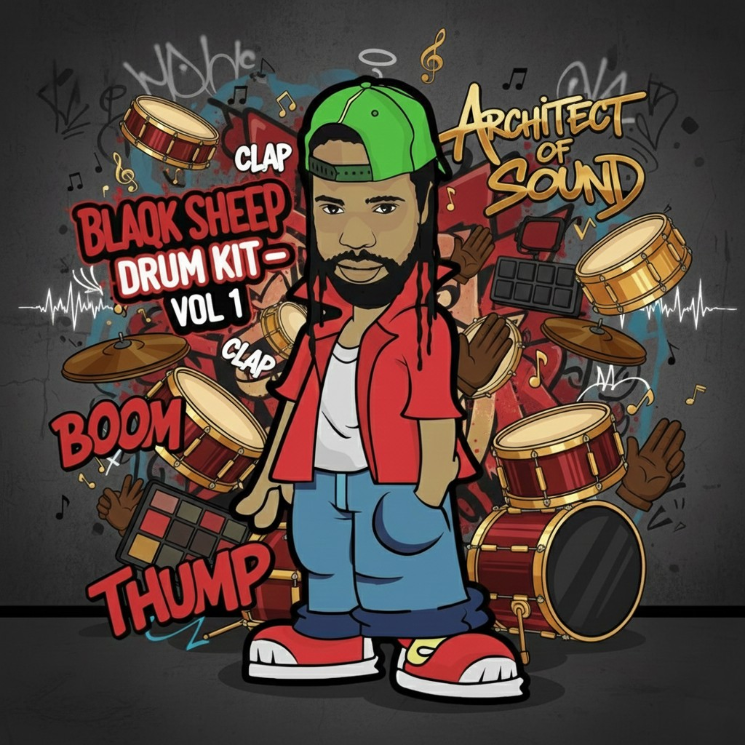 Architect Of Sound Blaqk Sheep Drum Kit Vol 1