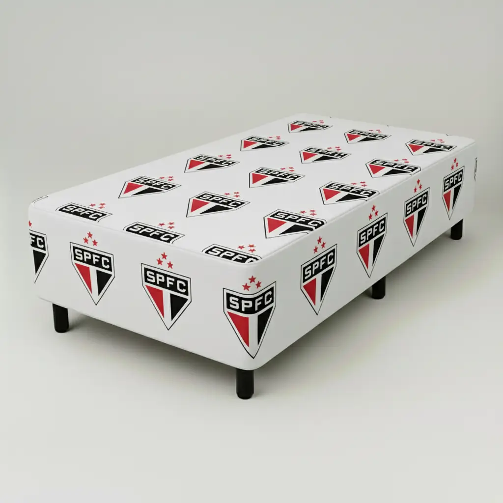 Base de Cama Box Tricolor Personalizada