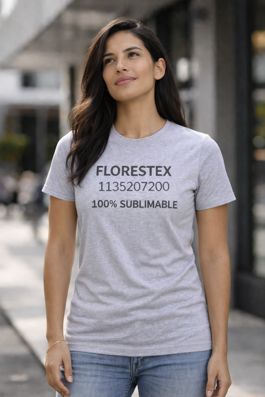 Camiseta sublimable gris