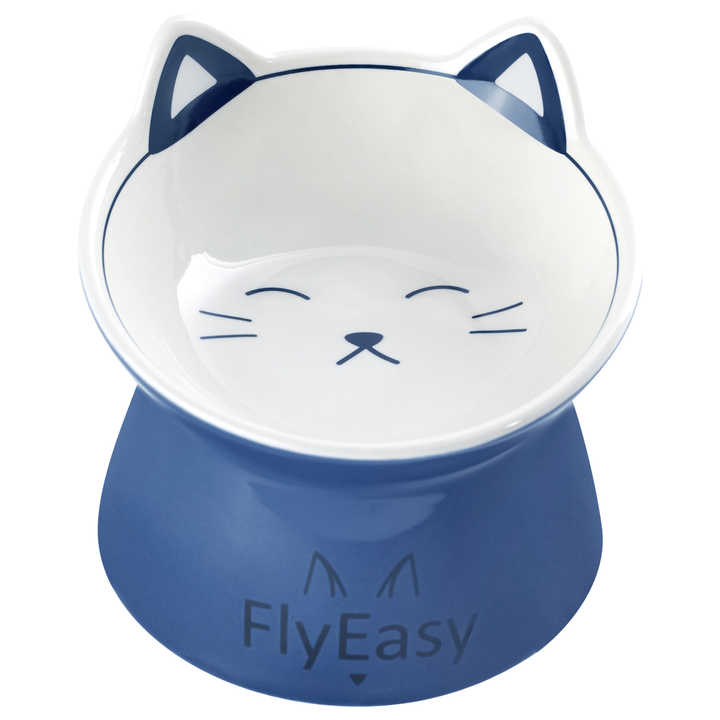 Neck Protection Double Cat Bowl