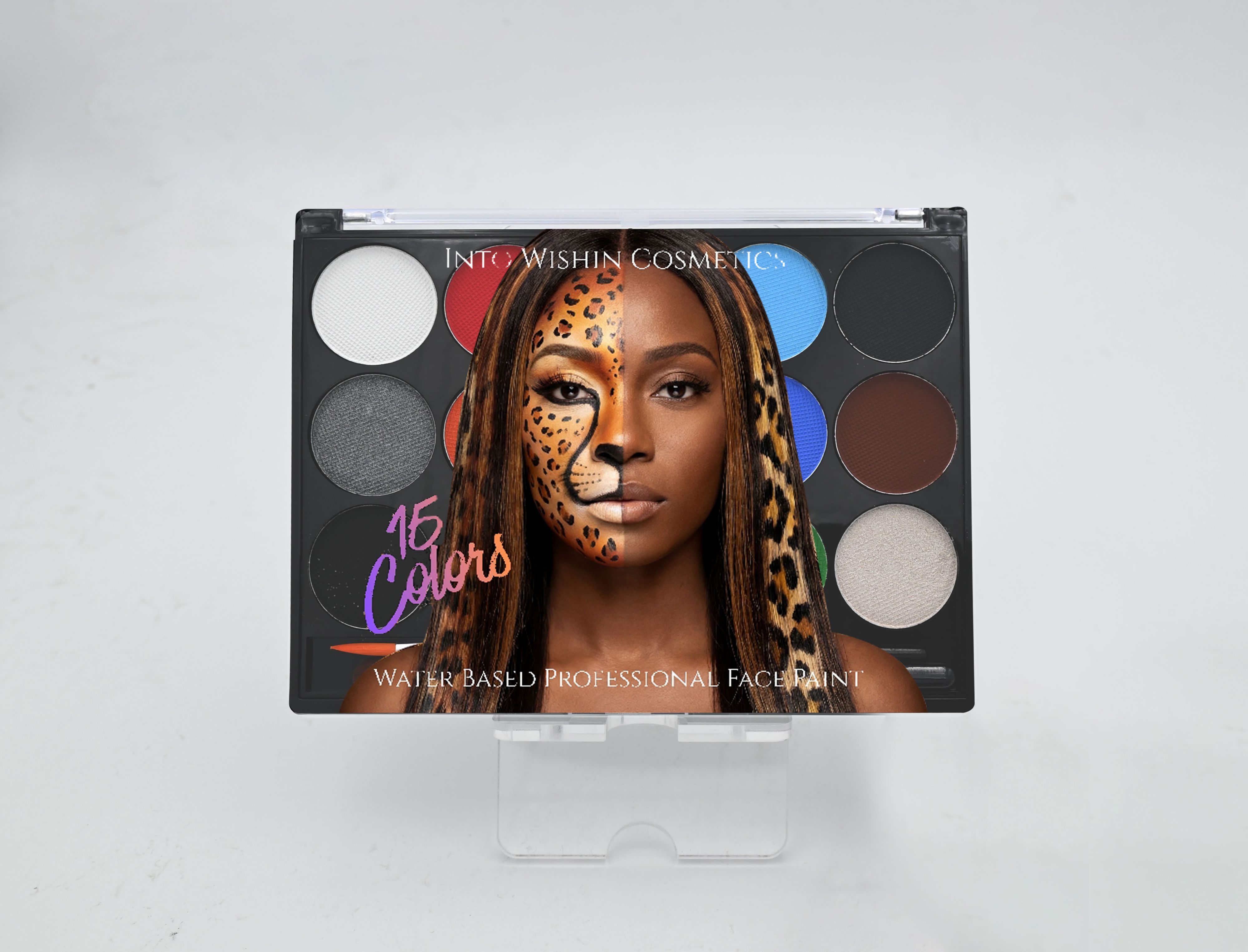 High Quality Professional Face Paint Palette/15 Colors: Water-Based 