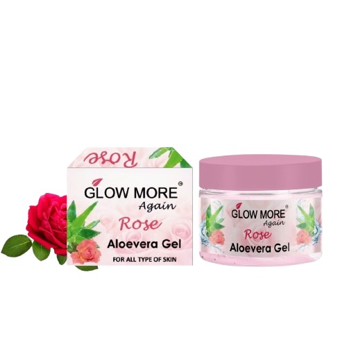 Glow More Again Rose Aloevera Gel