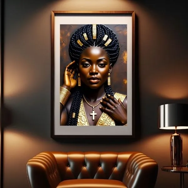 Chosen and Crowned — Black Woman Faith Art 