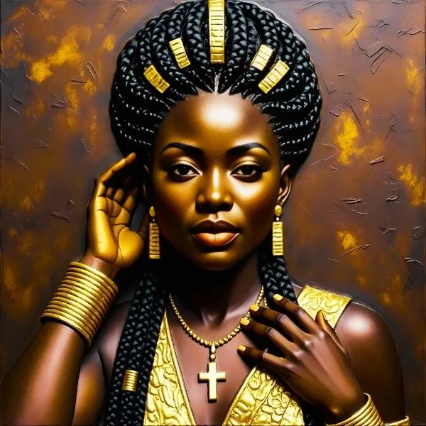 Chosen and Crowned — Black Woman Faith Art 