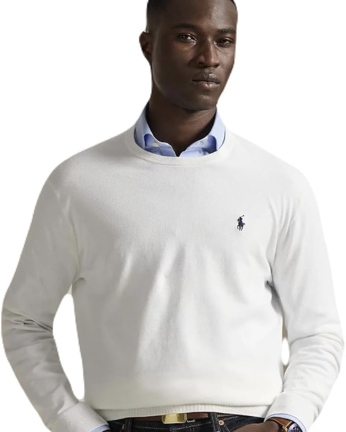  White Crewneck Sweater