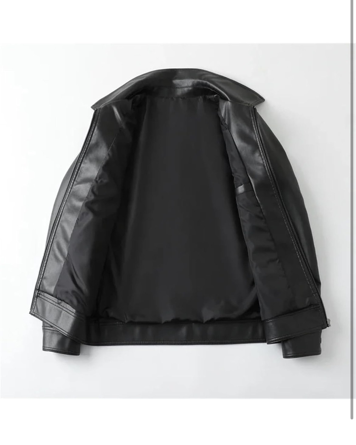 Men's  Black Leather Jacket