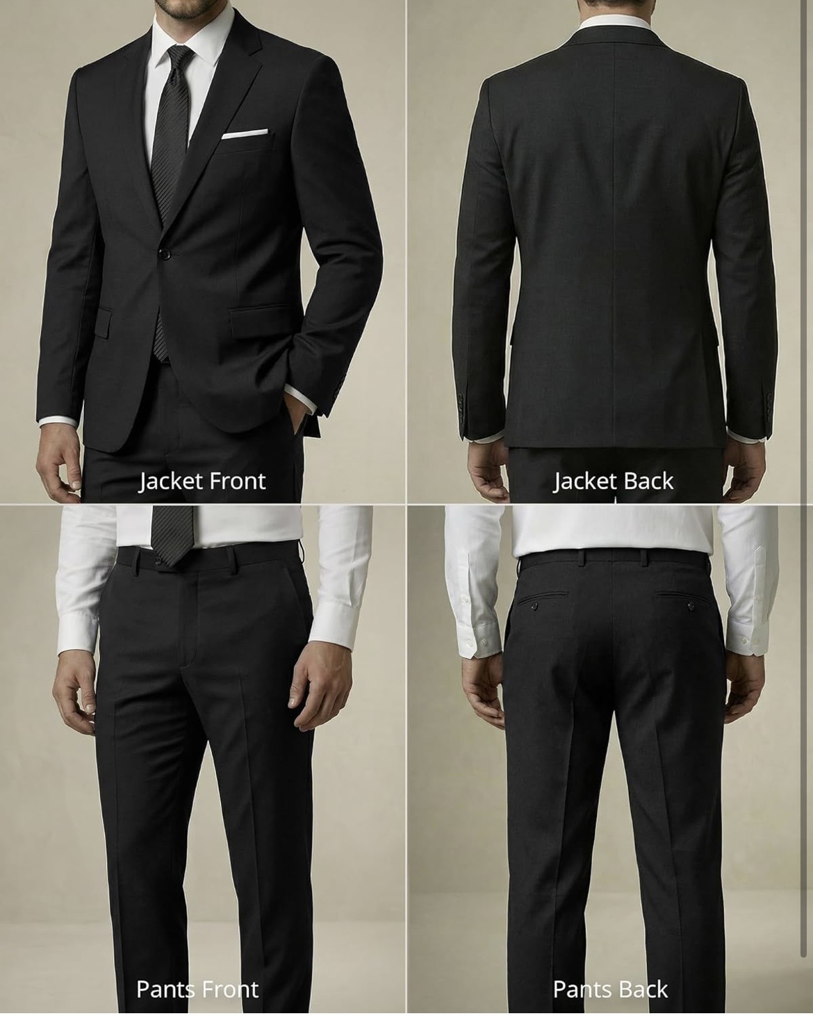 Men's Black Suit