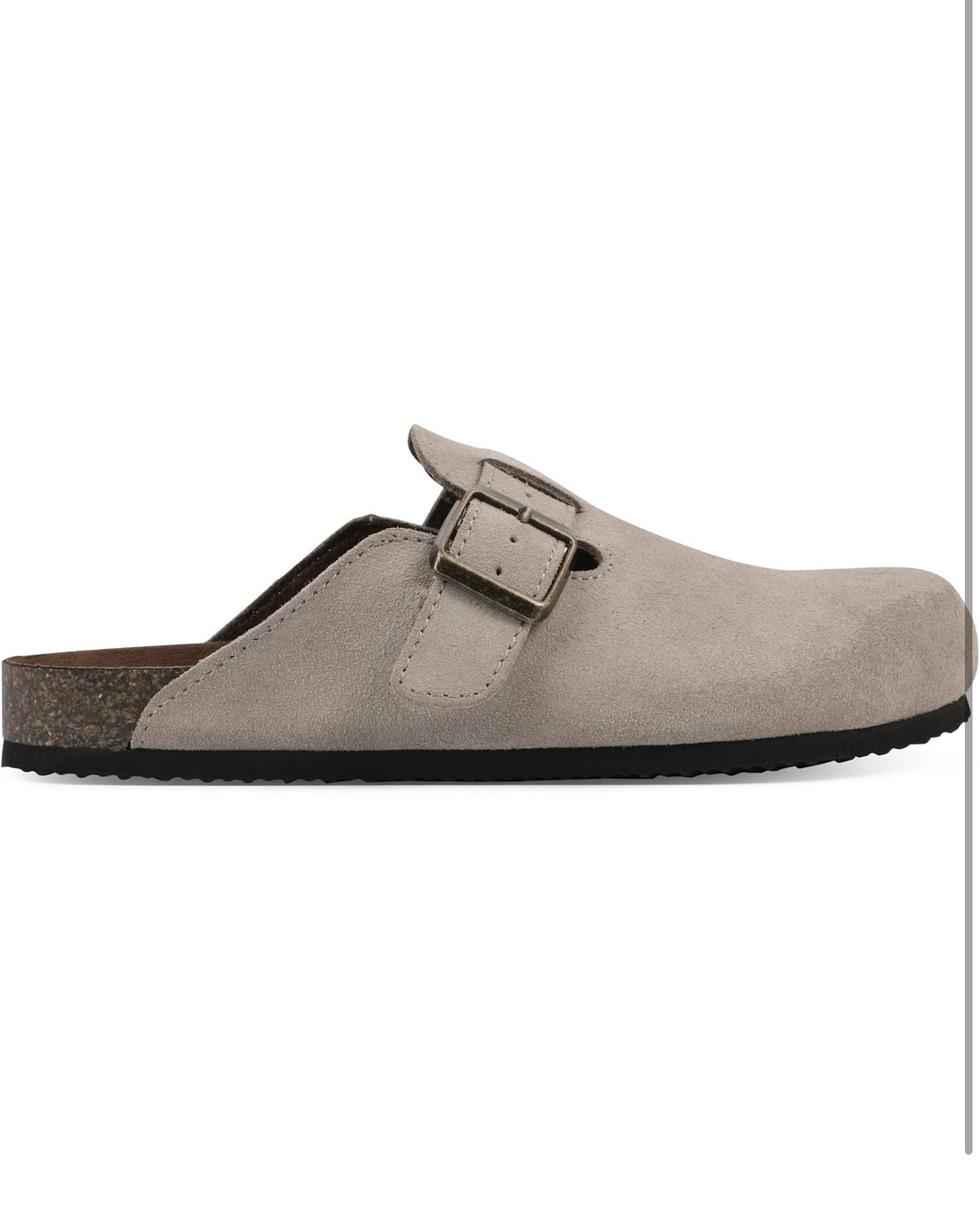 Suede Clog Sandal