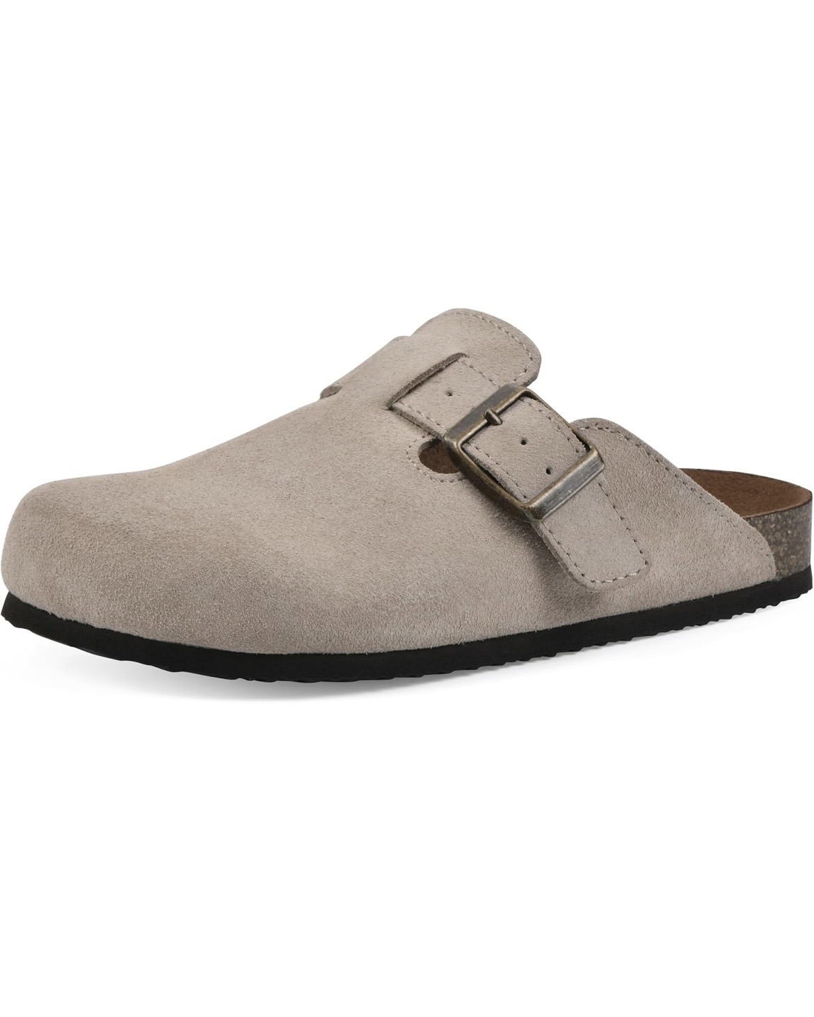 Suede Clog Sandal