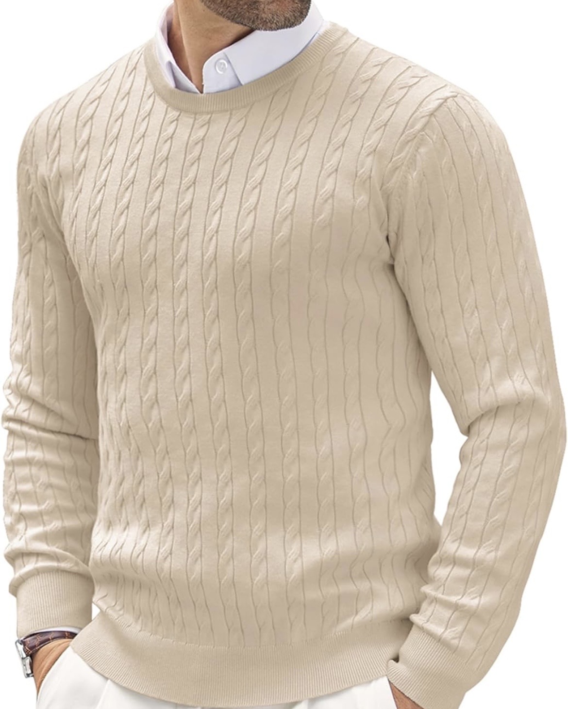 Beige  Sweater