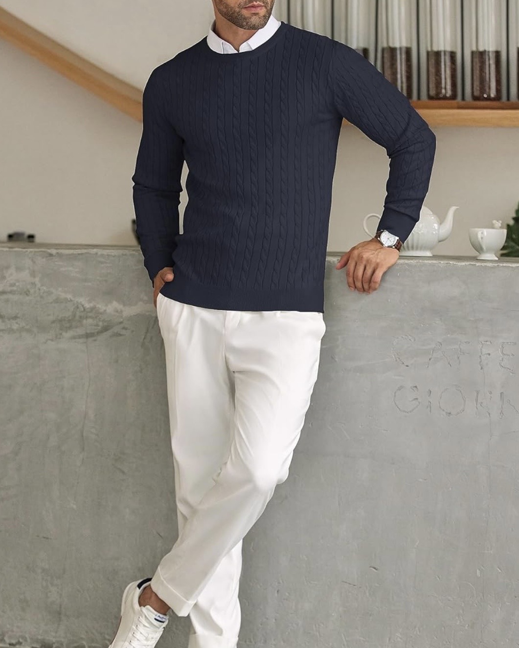 Men's Classic Black Sweater