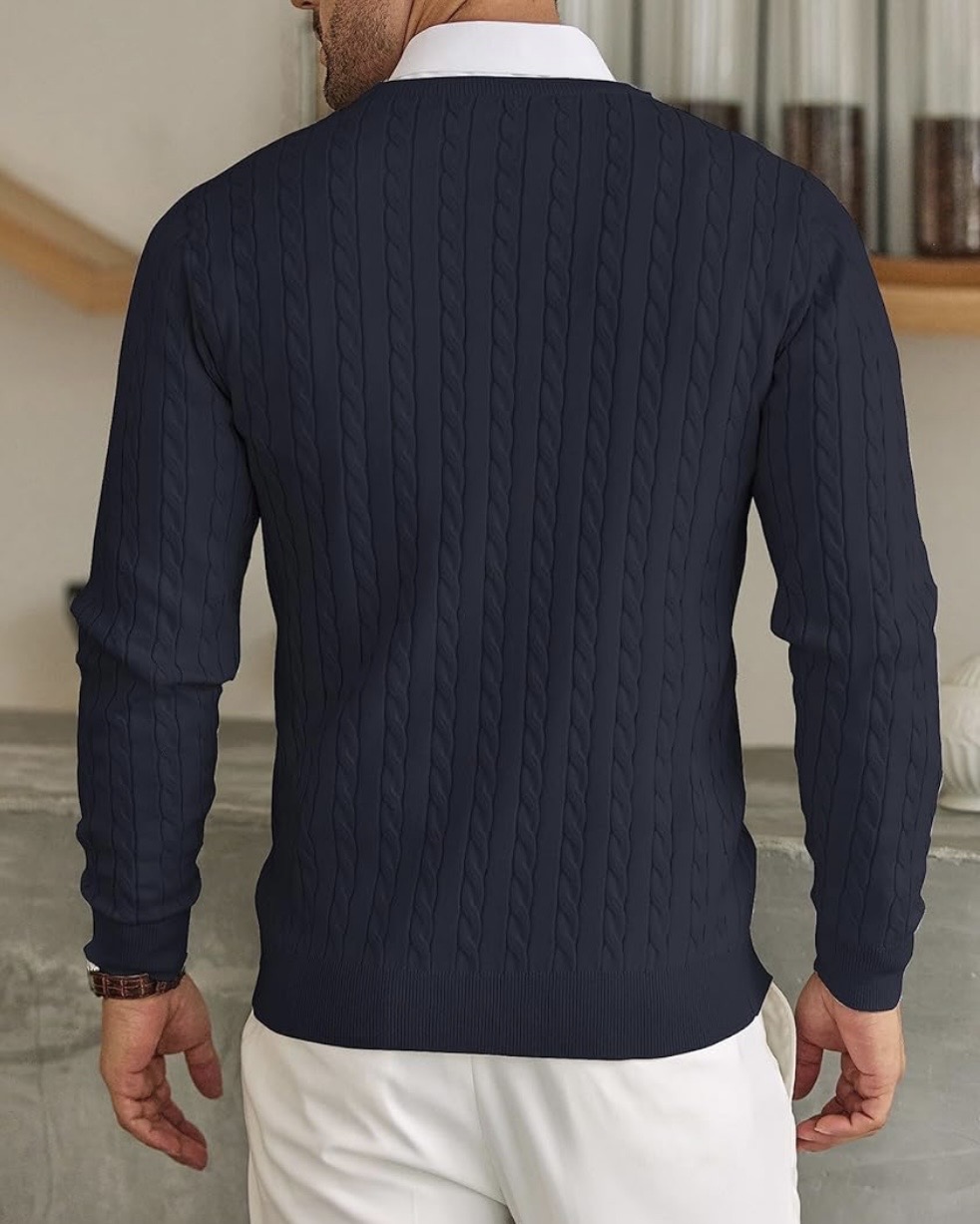 Men's Classic Black Sweater