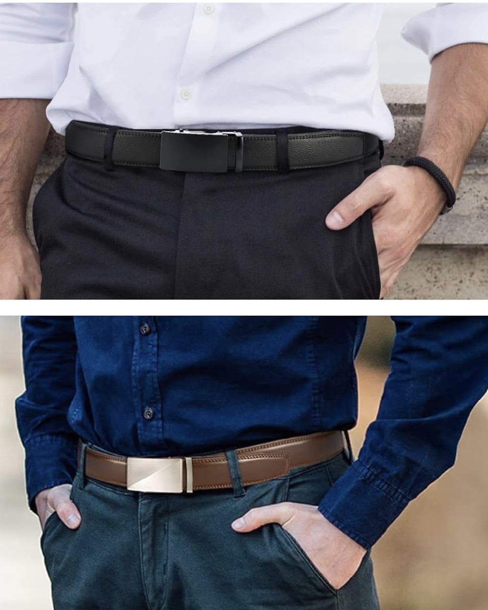 Men's Leather Ratchet Belts