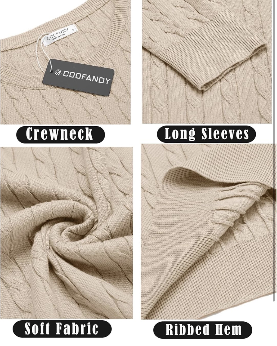 Beige  Sweater