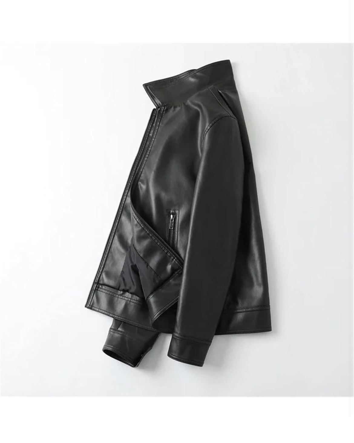 Men's  Black Leather Jacket